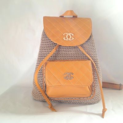 Crochet backpack