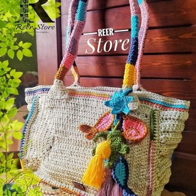 Handmade crochet bag 