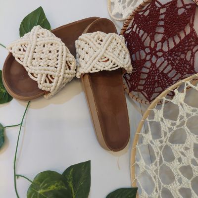 macrame slipper