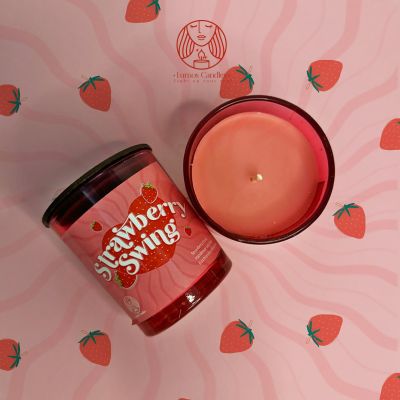 Strawberry Swing Candle