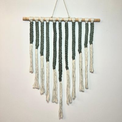 V Shap macrame wall