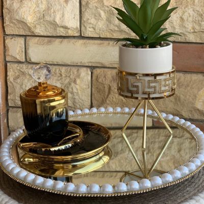 Mirror decorative tray