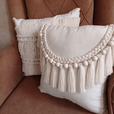 Macrame Pillow Fabric Material