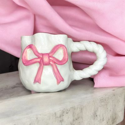 Handmade porcelain mug 