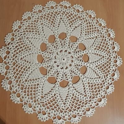 Crochet tablecloth 