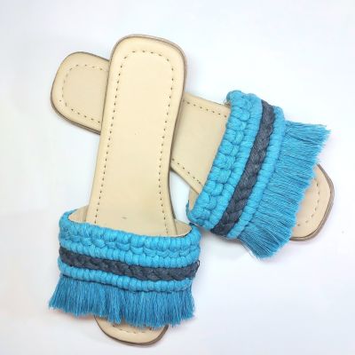 Blue & dark blue slippers 