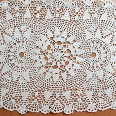 Crochet tablecloth 