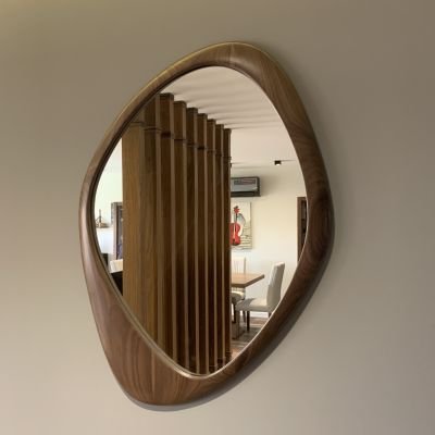 African walnut decorative mirrors