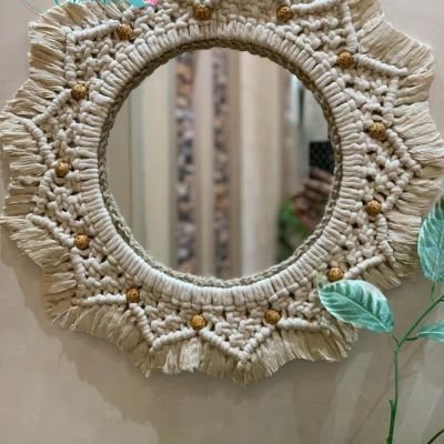 macrame mirror 