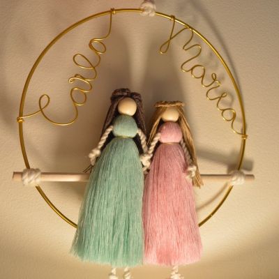 Macrame dolls with names