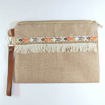 Linen clutch 1