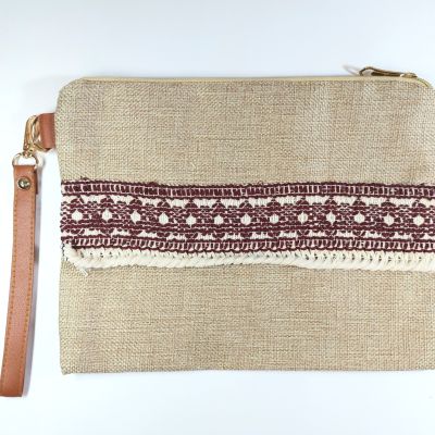 Linen clutch 8