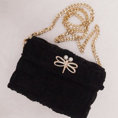 Canvas evening bag