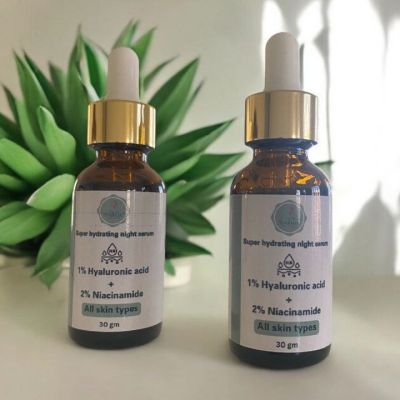 Super hydrating night serum 30 gm ( 1% Hyaluronic+2% Niacinamide)🤩