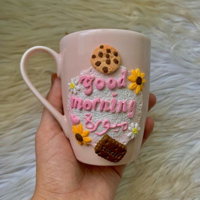 Daily polymer clay mug