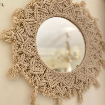 Macrame mirror 