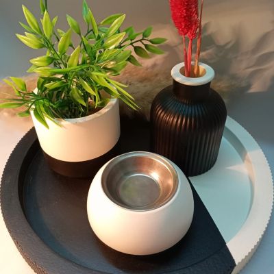 Luxury set with planting pot