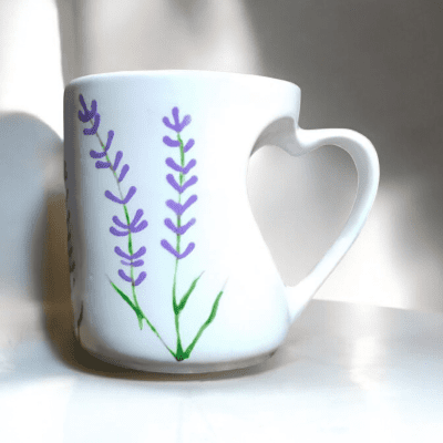 Porcelain mug 