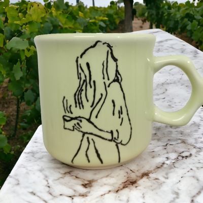 Porcelain mug 