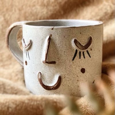 Pottery Mug: Nosy