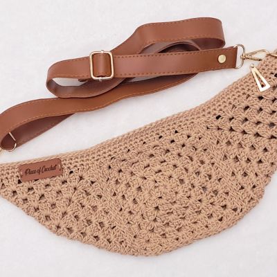 Crochet waist bag