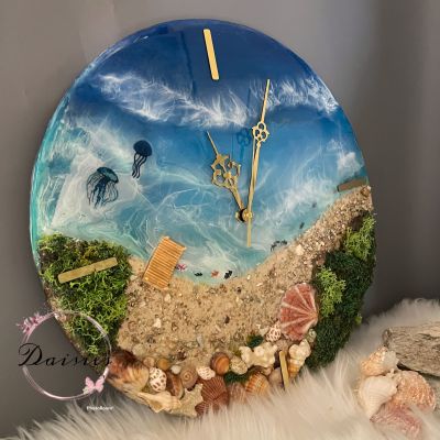 Resin wall clock 