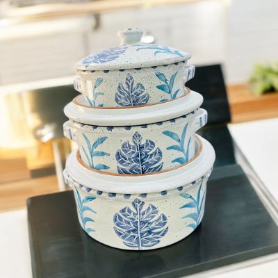 Oven and serving pot set 3 pcs