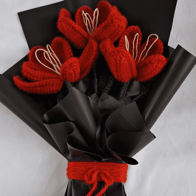 Crochet bouquet