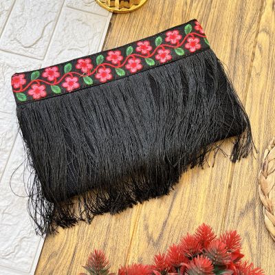 Clutch black red