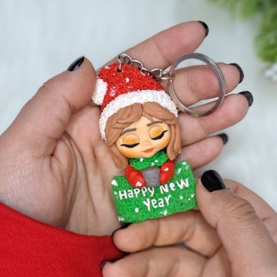 Santa Claus's bride's keychain