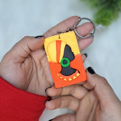 African girl keychain