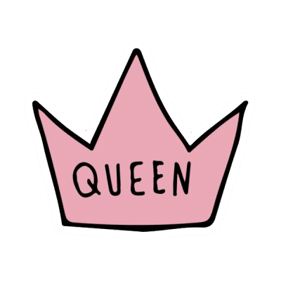 queen crown sticker