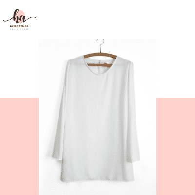 White Silk Blouse Long Sleeve