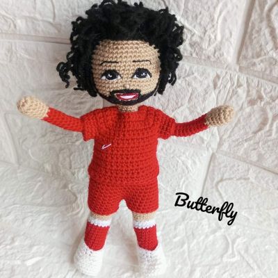 Mo. Salah Amigurumi doll