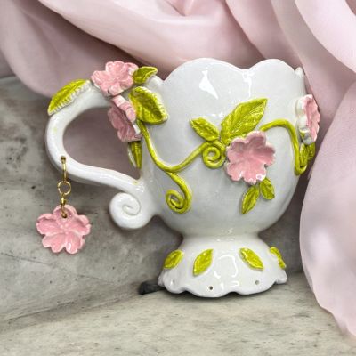 Handmade porcelain mug 