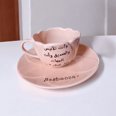 Porcelain mug 