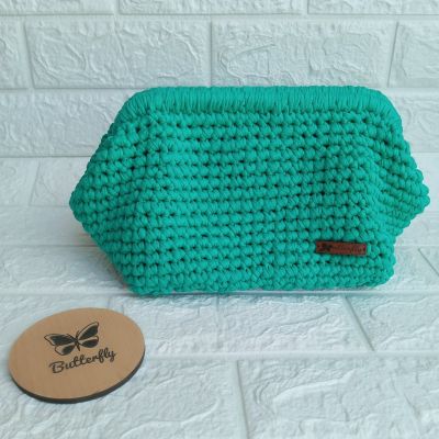 T-SHIRT yarn Clutch BAG 