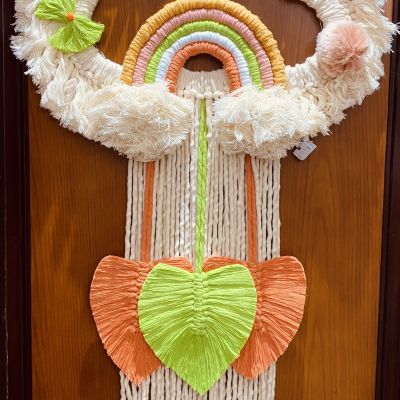 Macrame with the name of child 