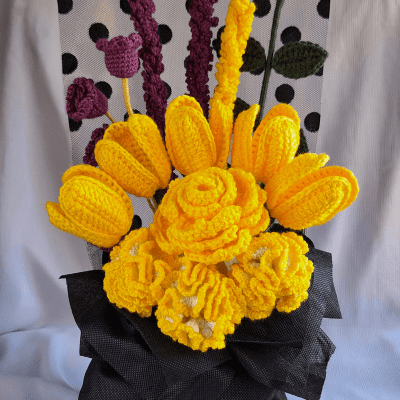 Crochet bouquet