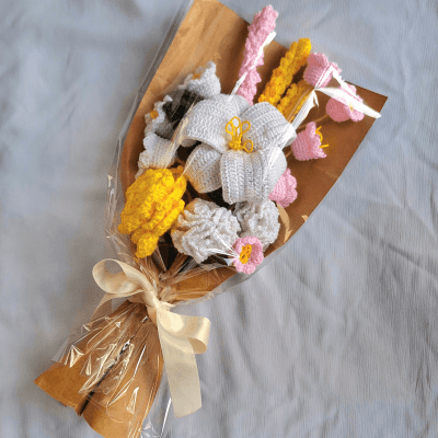 Crochet bouquet