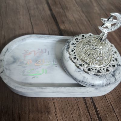 Incense burner and plate