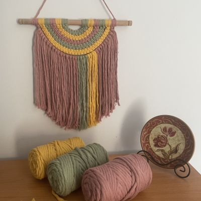 Small macrame wall decoration