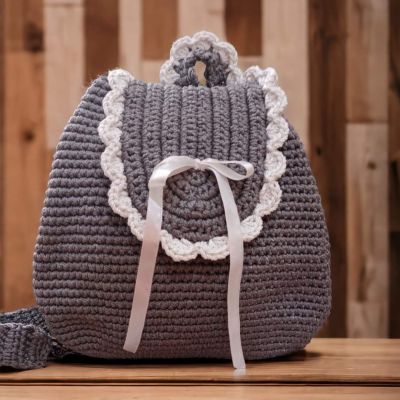 Crochet buck bag