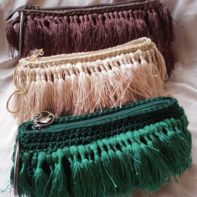 Crochet clutch