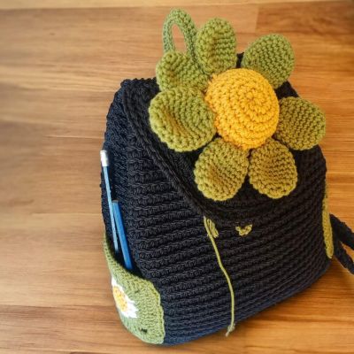 Crochet buck bag