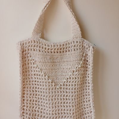 Crochet mesh bag 