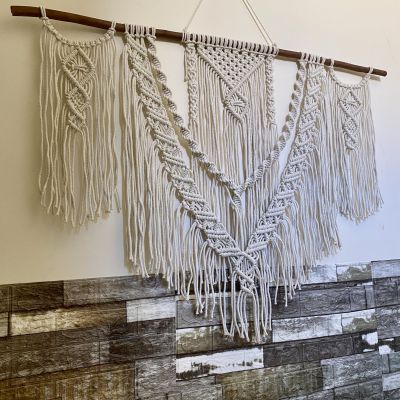 Large macrame wall hanging