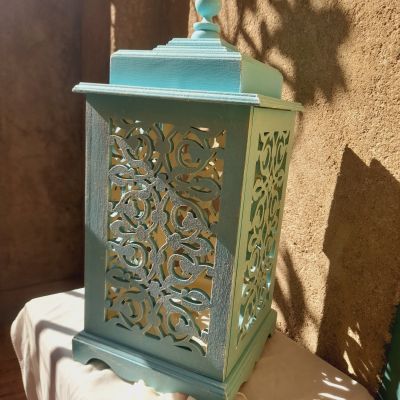 50 cm tall lantern in modern shape and color