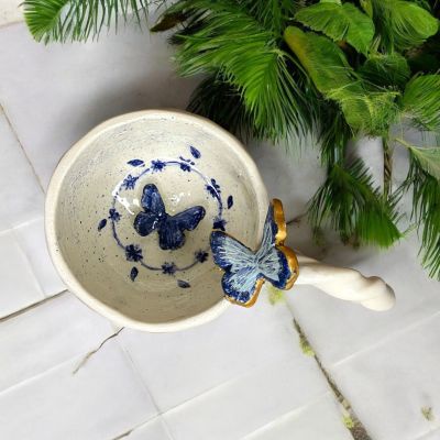 Handmade porcelain mug 