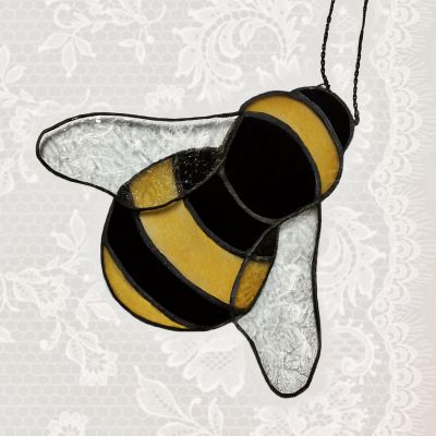 Stained glass bumblebee 🐝 